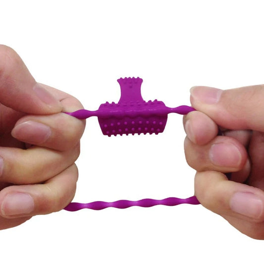 Vibrating Penis Ring with Clitoral Stimulator