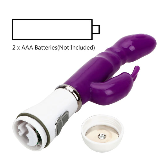 IKOKY Female Masturbator G-spot Massager Rabbit Vibrator Erotic Sex Toys For Women Clitoris Stimulator