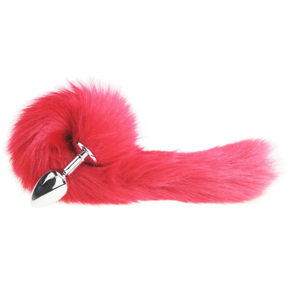 bdSM Dog Fox Tail Anal Plug sexy Toys Metal Fake Furry Butt Plug BDSM Flirt Anus Plug For Women role Games Product For Couples