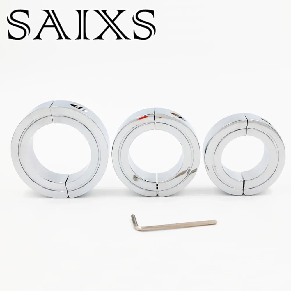 Penis Chastity Scrotum Pendant Ball Stretcher Retractable Penis Lock Cock Ring Delay Sex Toy For Men 38mm 44mm 50mm for choice