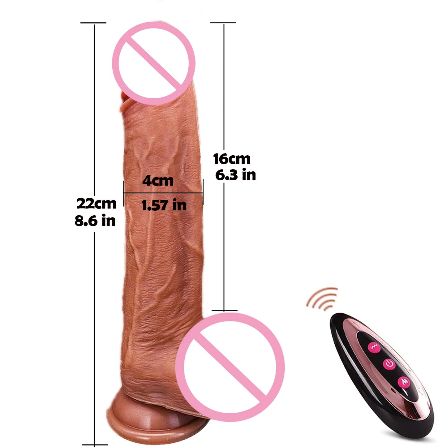Realistic Dildo Vibrator Heating Big Dick Penis Penetration Anal Telescopic Vibrator Female Vagina Stimulator Sex Toys for Women