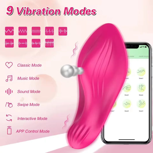Wireless APP Vibrator for Women Wear G Spot Clitoris Stimulator Control Vagina Massager Masturbation Sex Toys for Adult Couples