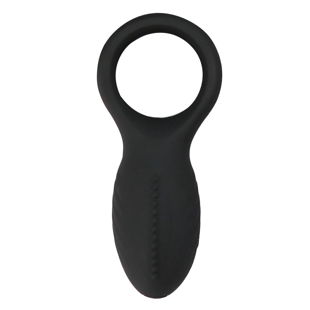 Dual Vibrating Cock Ring Dick Penis Ring Cockring Soft Silicone Adult Sex Toys for Men for Couples Enhancing Harder Erection