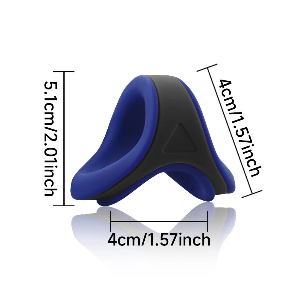 Men's Silicone Penis Ring Locking Cum Ring, Delayed Ejaculation, Men's Couples Sex Toys, Adult Sexy Toys, Sex Toys