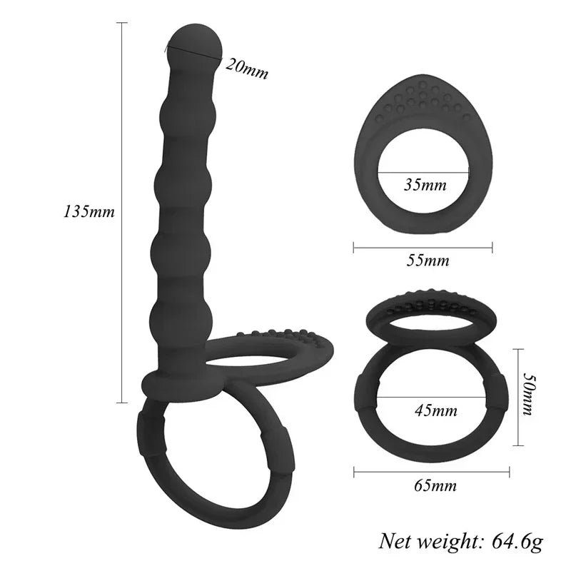 Double Silicone Cock Ring