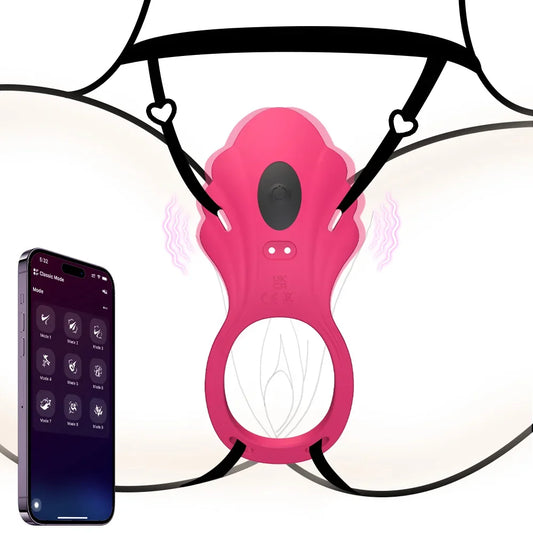 APP Control Wearable Sex Toys with Panty Vibrator Female Vibrating Penis Ring Clitoral Stimulator Adult Sex Toys for Couple