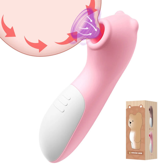 Sucker Clitoris Sucking Vibrator Female Clit Oral Stimulator Nipple Vagina Sex Toys for Women Masturbator Product Adult Supplies