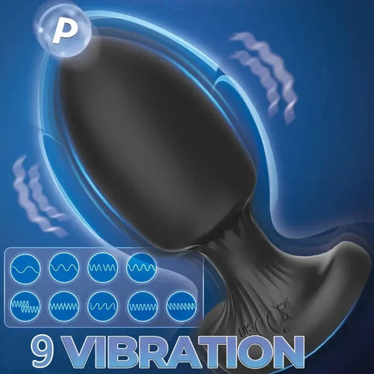 Male Anal Plug Vibrator APP Control Butt Plug Men Prostate Massager Female Masturbator Adults Sex Toys for Women Men Gay Couples