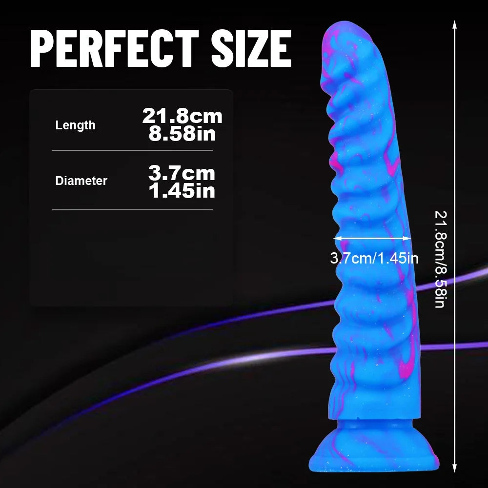 Erotii Blue Large Silicone Anal Plug
