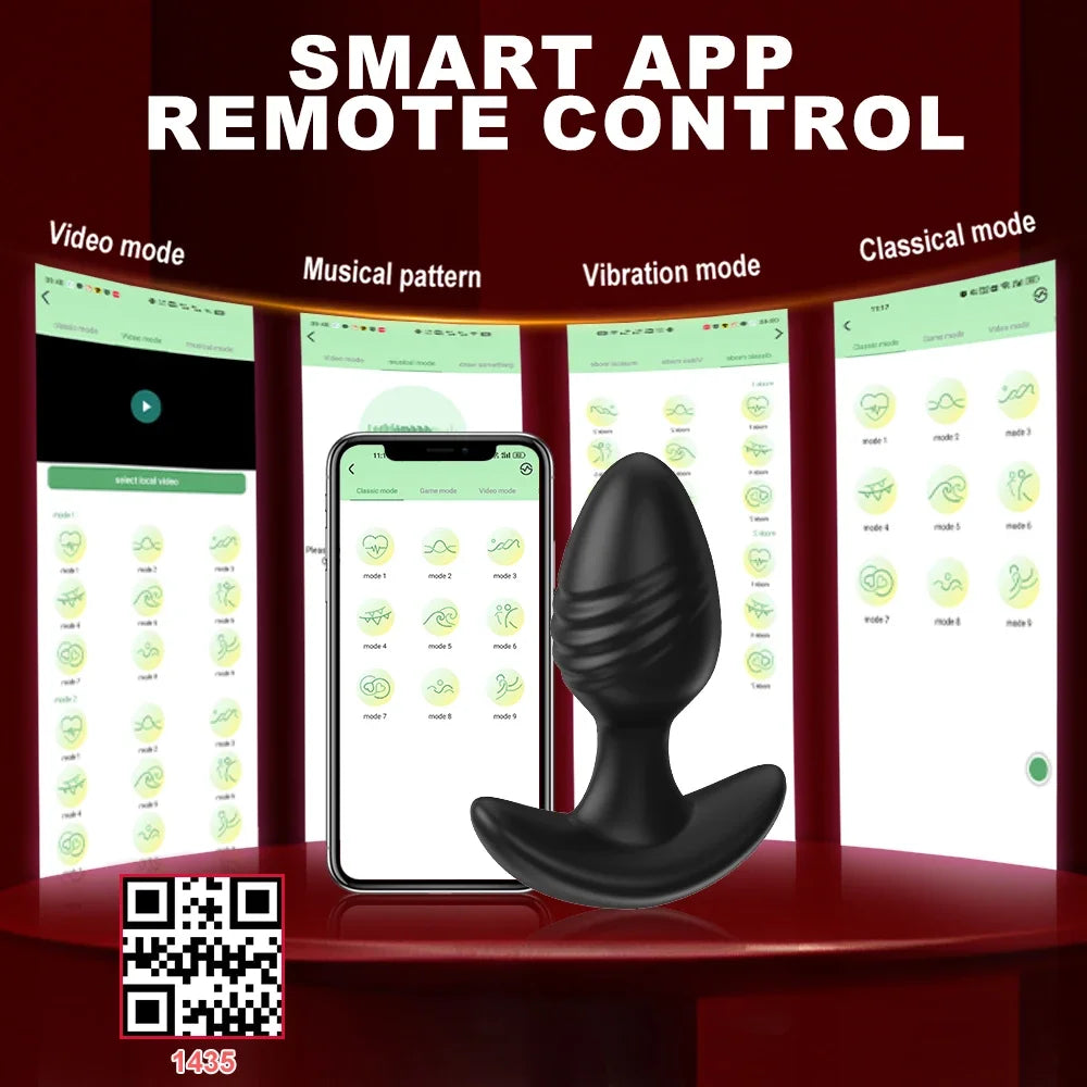 Prostate Massager APP Control 10 frequencies Anal Vibrator Massager Stimulator Men Masturbator Adult Butt Plug Sex Toys Women