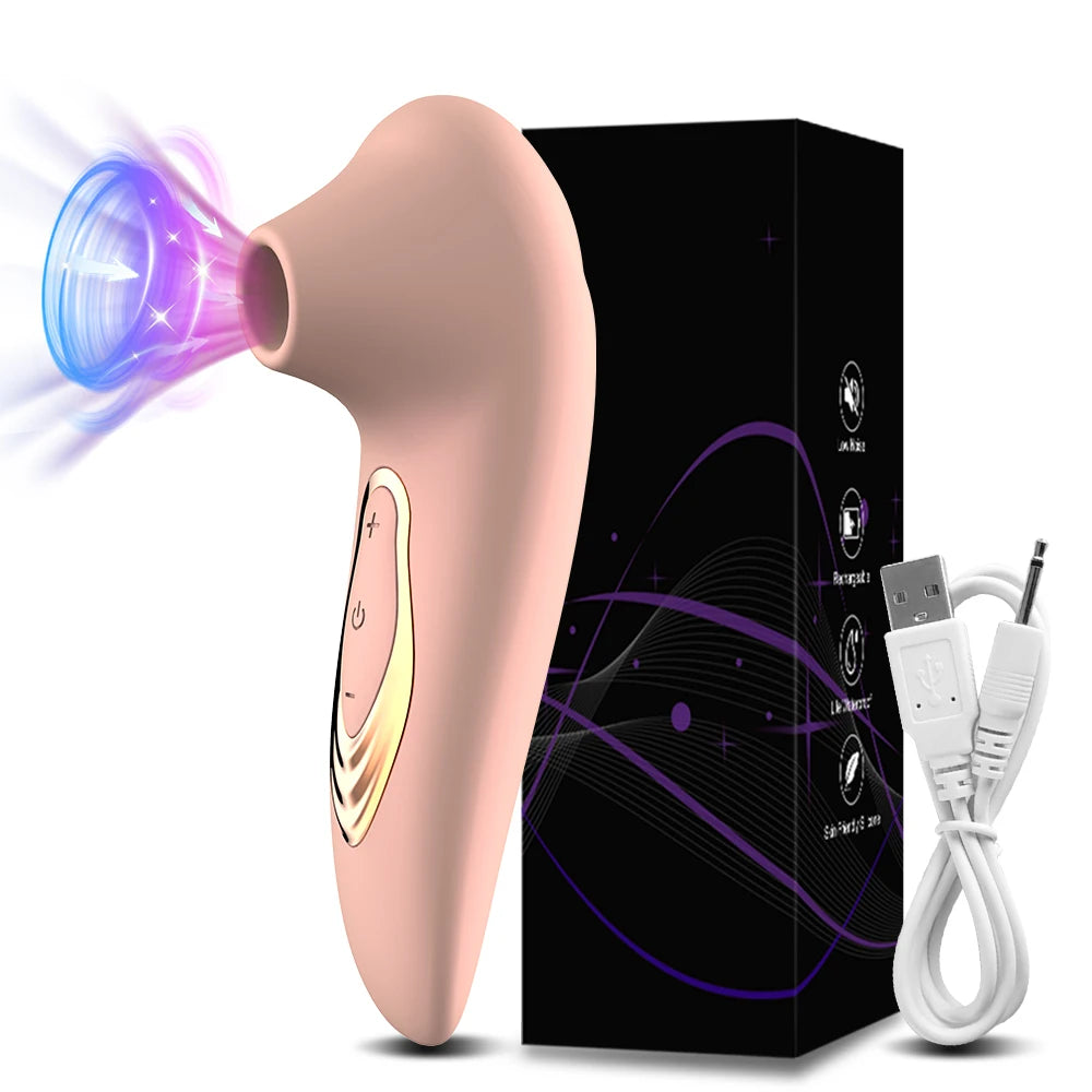 Sucker Clitoris Powerful Sucking Vibrator Female Clit Nipple Oral Vacuum Stimulator Massager Sex Toys Adults Goods for Women