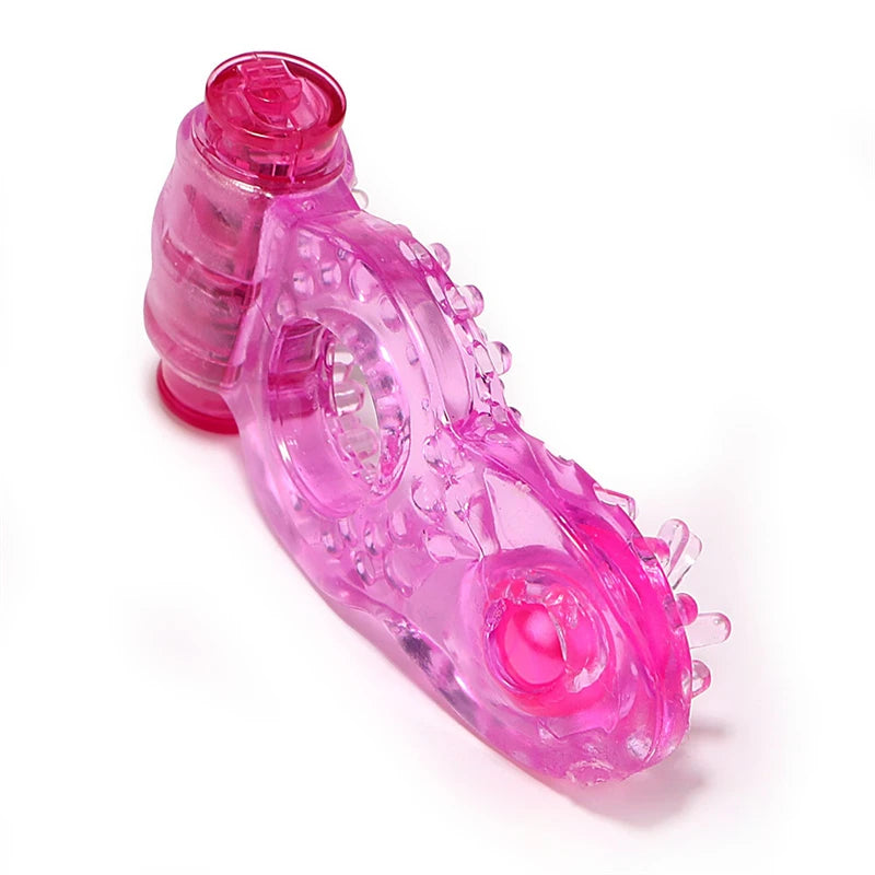 Vibrator Cock Ring Vibrating Penis Rings For Man Delay Ejaculation Clit Stimulation Adult Sex Toys For Couple Chastity Cage 18+