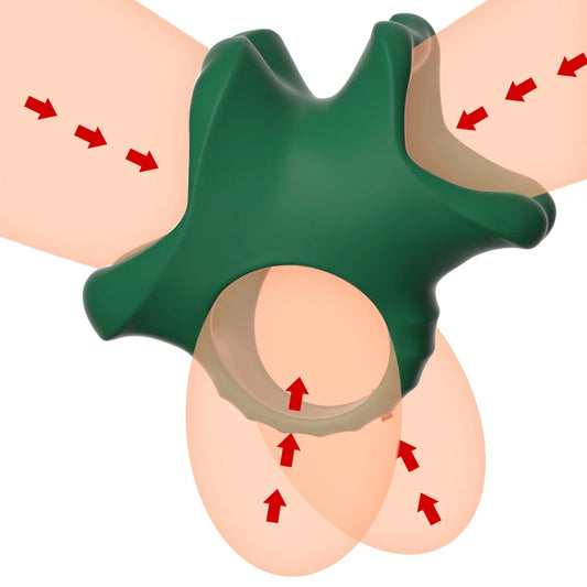 Penis Ring Men SM Testicle Bondage Ball Stretcher Erection Delay Ejaculation Cock Cage Lock Enlargement Sex Toys Couple