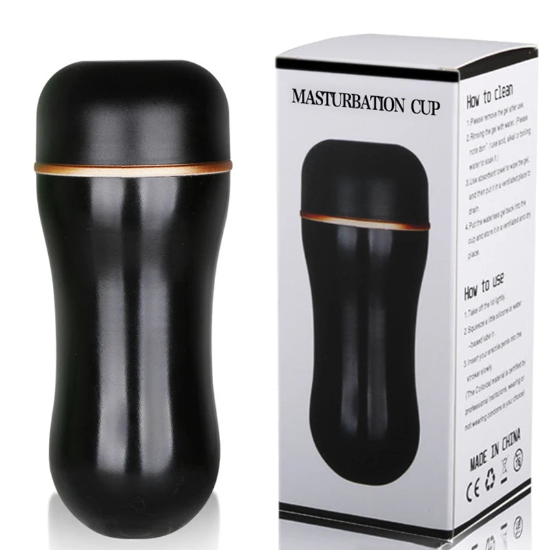 Male Masturbator Vaginal For Men 18 Sexy Toys Penis Pump Glans Sucking Sex Goods Adult Vagina Real Pussy Erotic Products 16cm