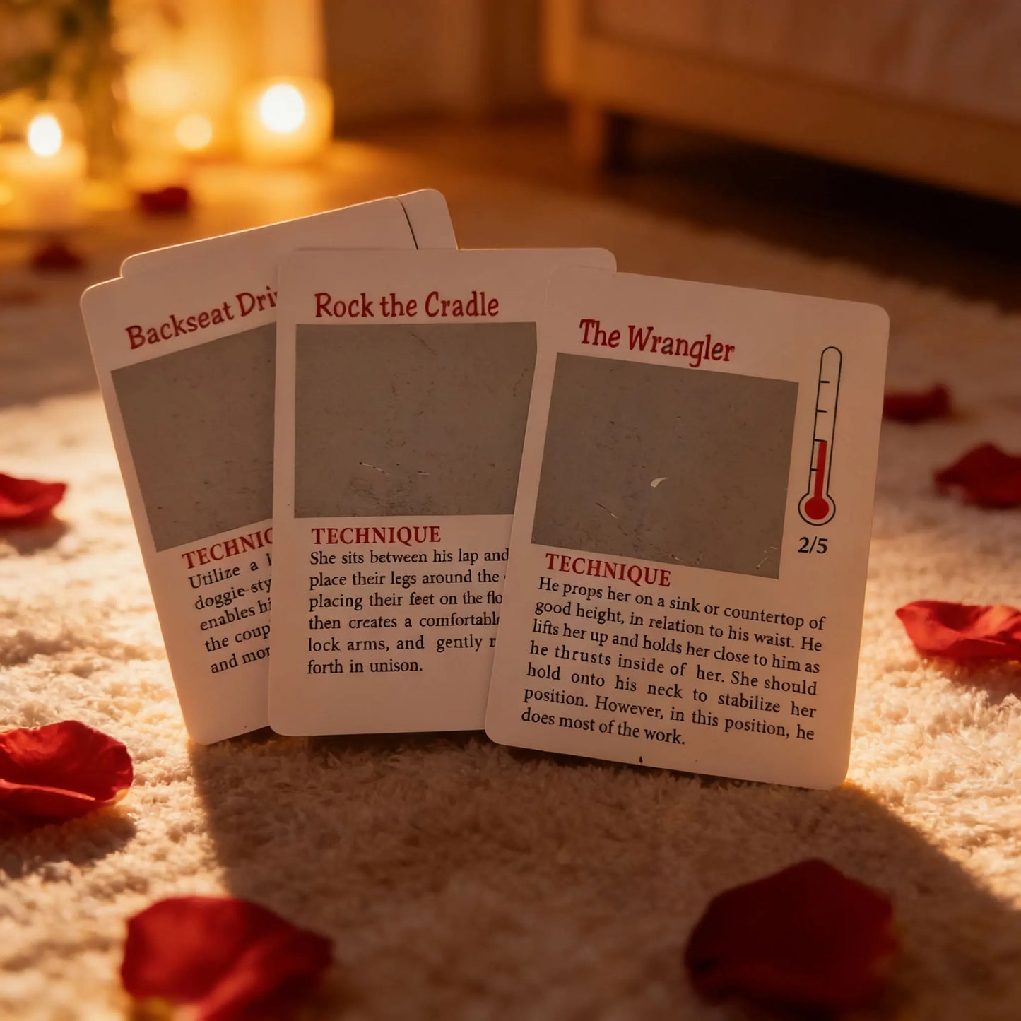 A Year of Sex, Sexual Positions Scratch Cards, Love Game Scratch Card - Couple Erotic Game