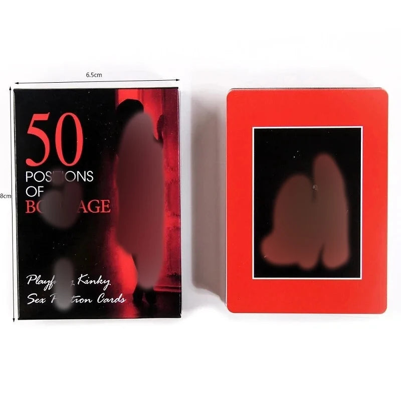 English & Spanish Sexual Position Cards Role Playing Adult Games Bedroom Commands Sex Toys For Couples 18+ Erotic Products