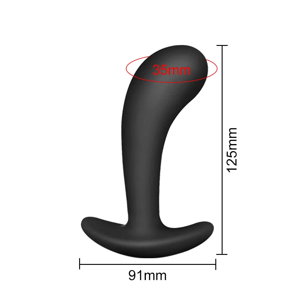 Prostate Massage Penis Fake Insert G Spot Unisex Toy for Man Women Silicone Anal Butt Plug Wearable Stimulation Ball Dildo 18+