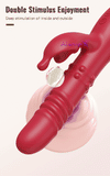 Erotii Powerful Rabbit Vibrator with Telescopic Rotating Stimulator and heat function