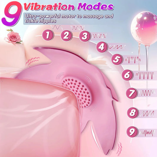 Remote Control Nipple Toys Vibrator Adult Sex Toys for Women Female Wearable Adjustable Nipple Massage Sex Toys Adult Products