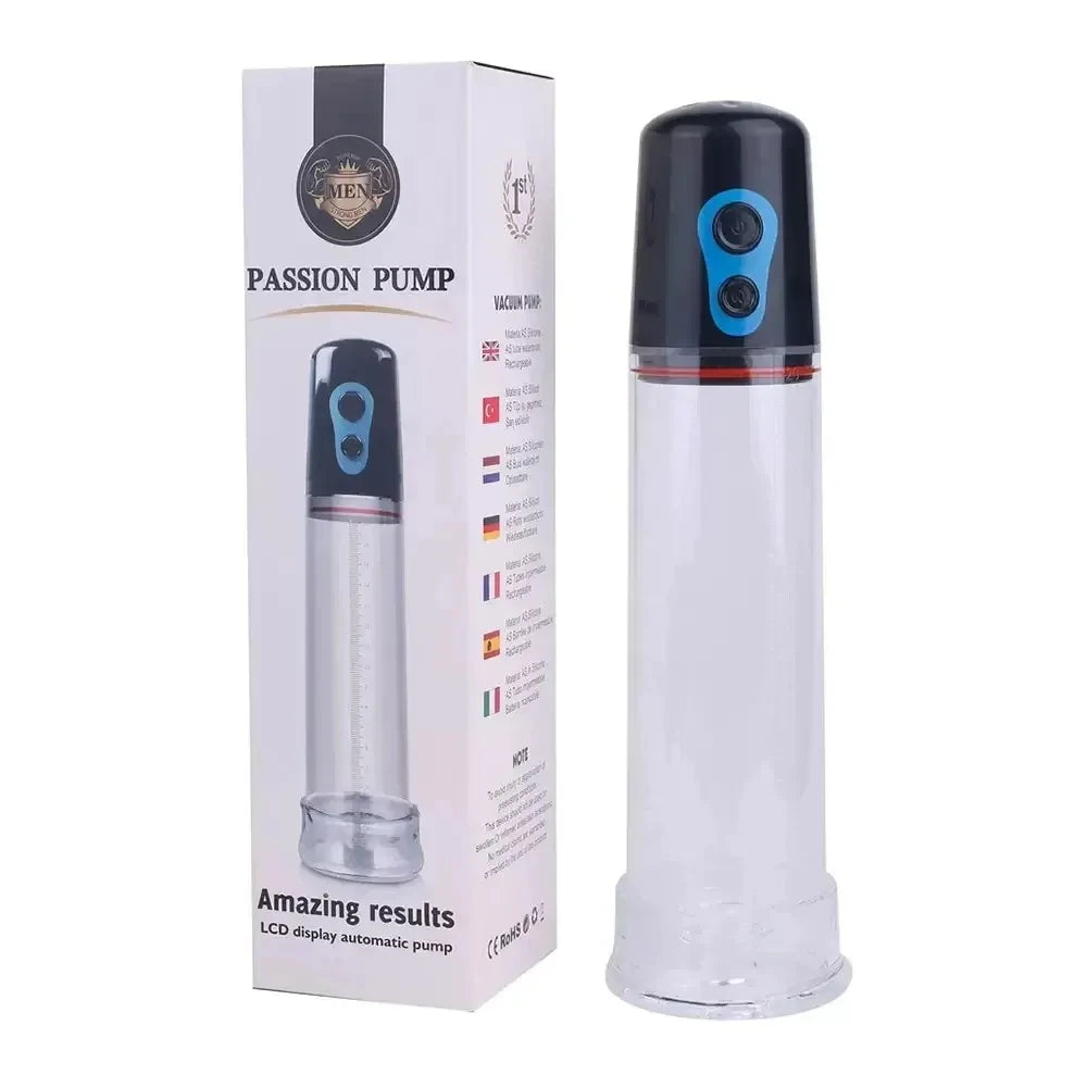 Electric Penis Pump Penis Enlarger Vacuum Pump Sex Toys for Men Penile Bigger Trainer Adult Male Masturbator Penis Enlargement