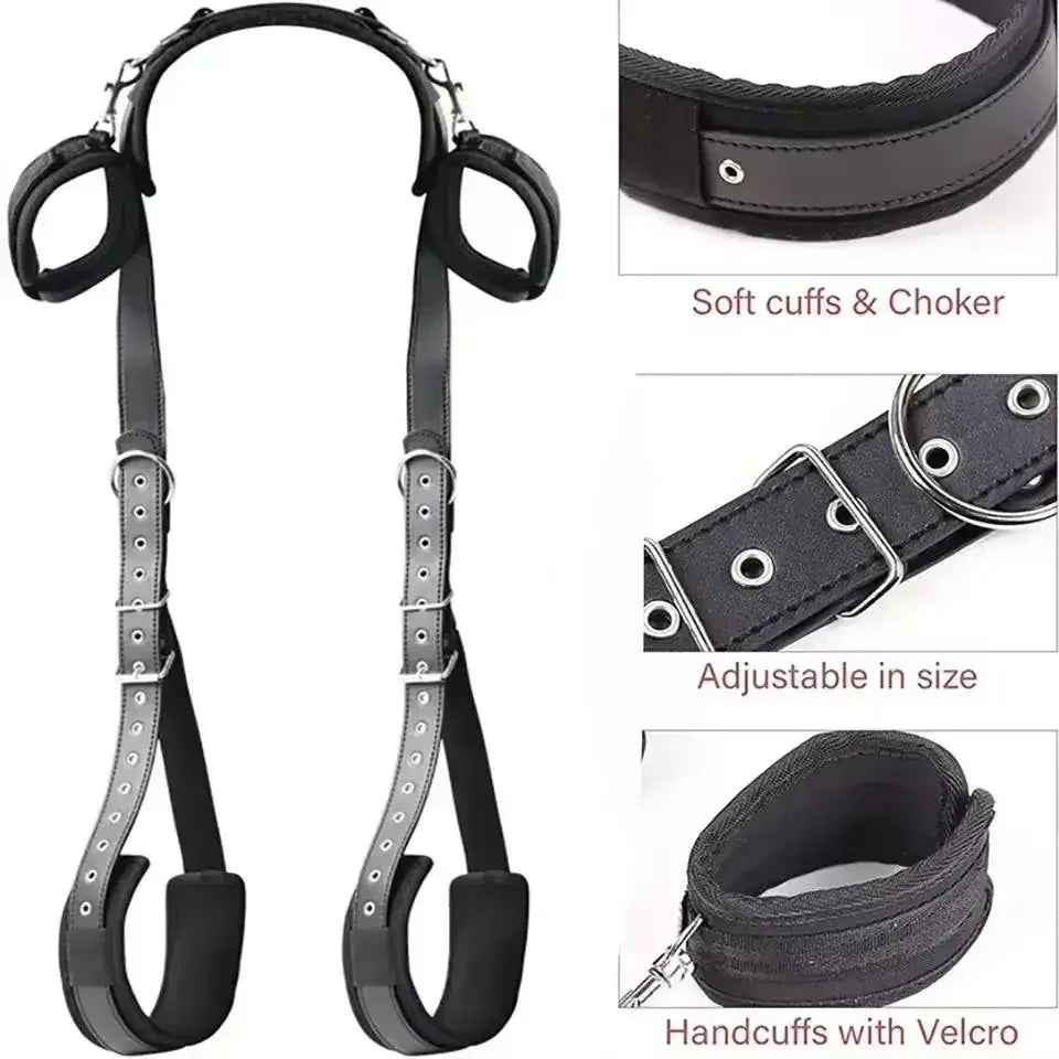 BDSM Bed Restraint Harness Kit for Couples