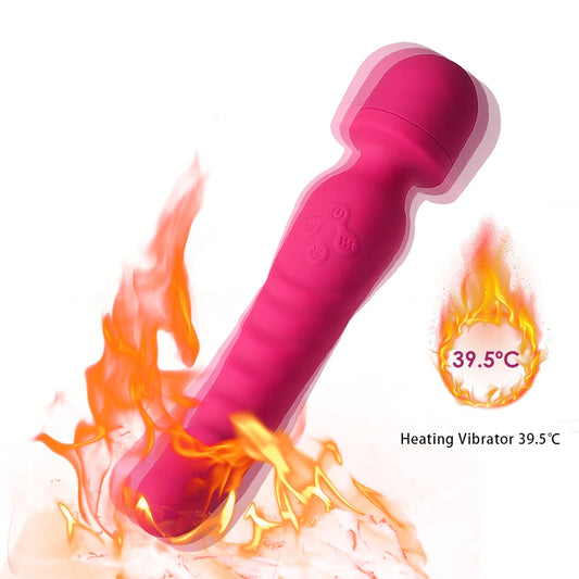 Powerful Vibrator Dildos Wand for Women Clitoris Stimulator G Spot Vibrator for Women Vagina Massager Adult Sex Toys for Woman