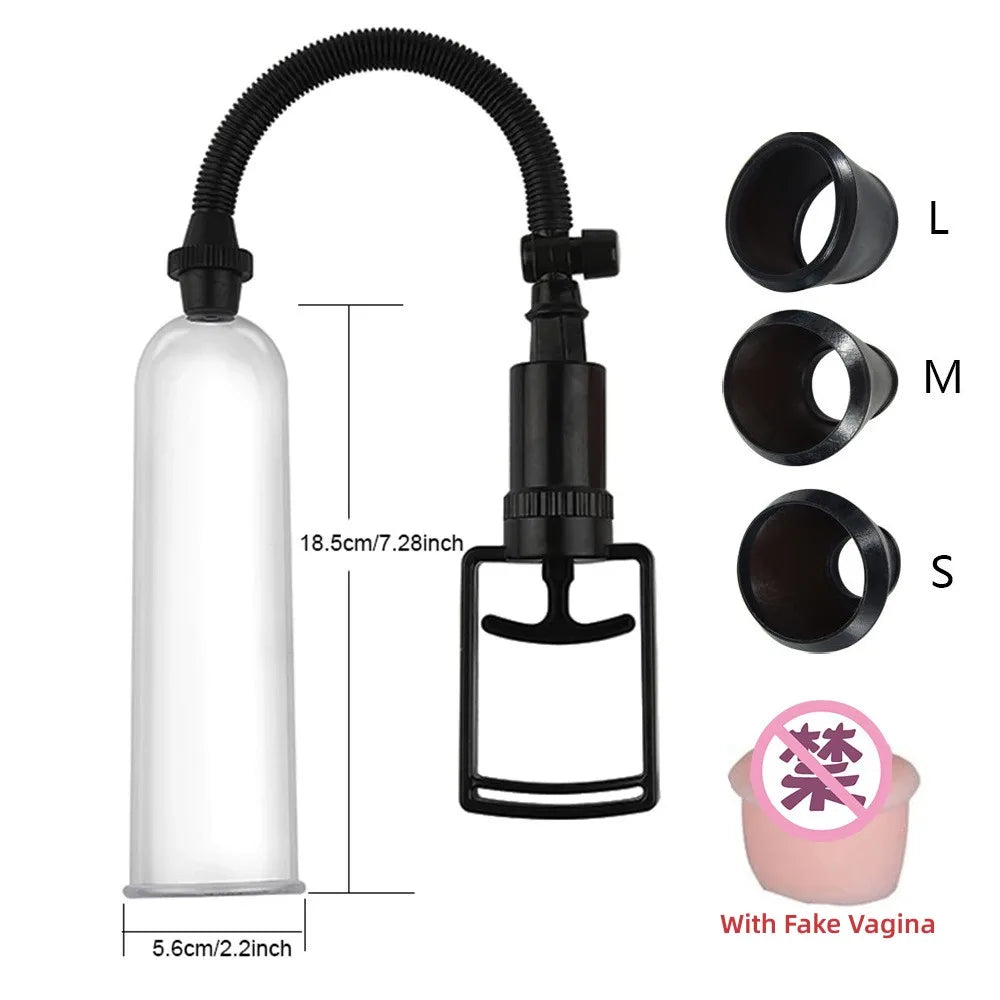Penis Pomp Vacuum For Pump Voor Penis vergroting Male Enhancement Erectie Cock Pomp Masturbator Penis Trainer Sex Toys for Man