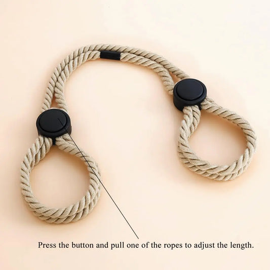 BDSM Sex Handcuff SM Hand Restraint Erotic Shackle Binds Sex Rope Slave Bondage Sexope Ankle Cuffs Backhandcuff Easy to Use Toy