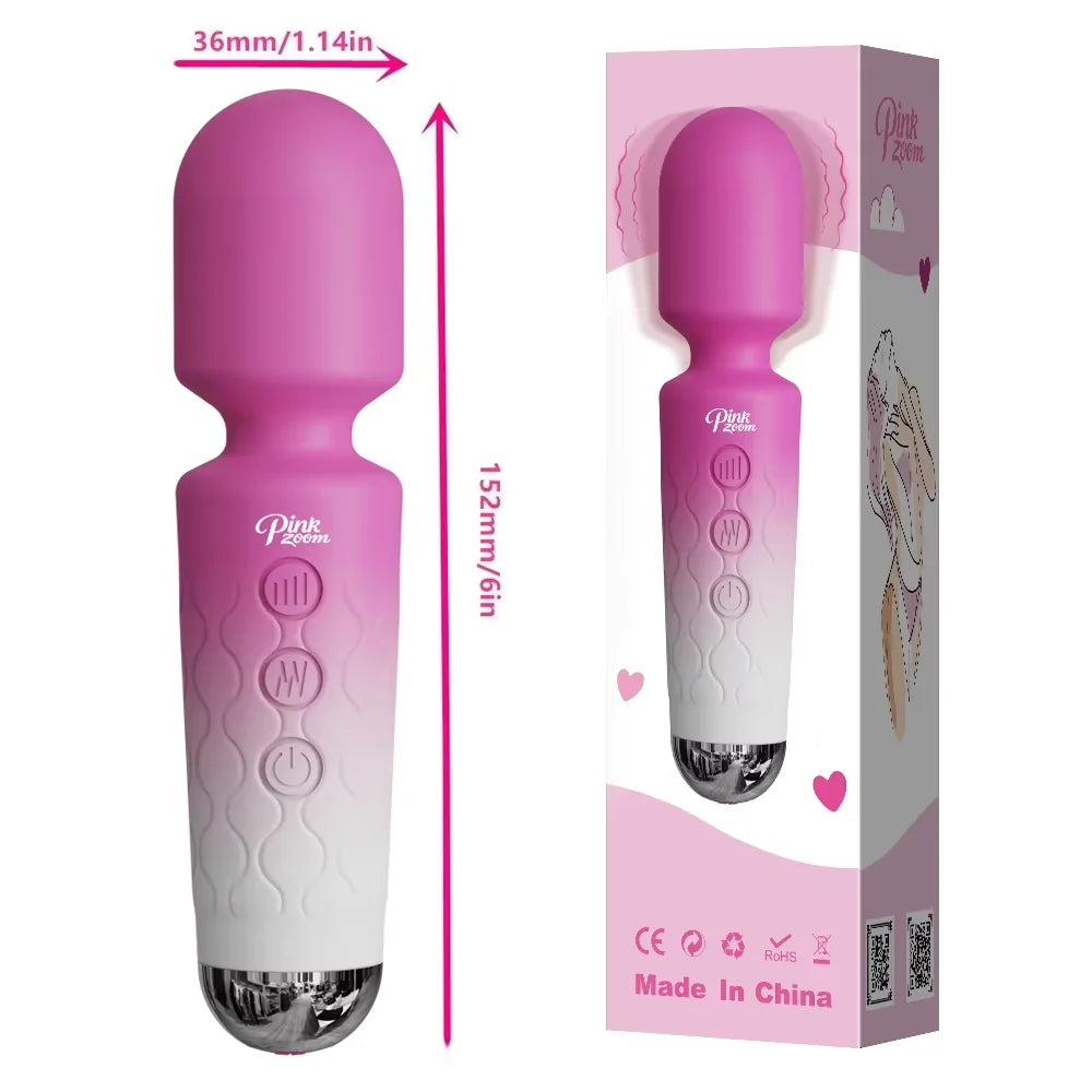 Powerful AV Vibrator for Women 20 Speeds Nipple G spot Clitoris Stimulator Magic-Wand Dildo Female Masturbation Adult Sex Toys