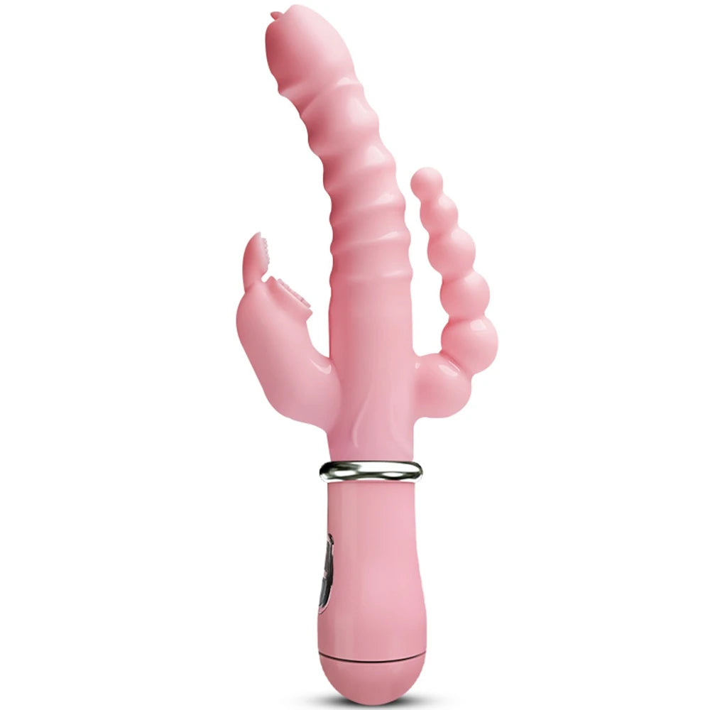 Erotii Rabbit G Spot Dildo Vibrator & Clitoris Stimulator