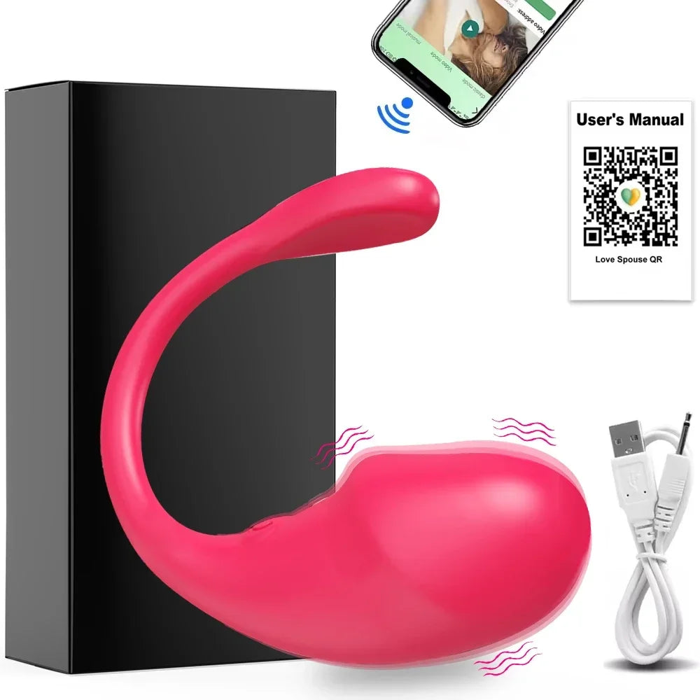 APP Controlled Vaginal Vibrators G Spot Anal Vibrating Egg Massager Wearable Stimulator Adult Sex Toys for Women Couples