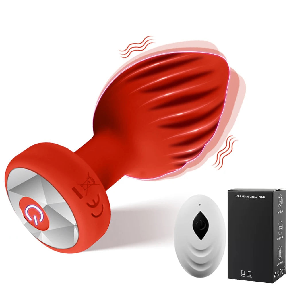 APP Control Anal Plug Vibrator Wireless Bluetooth Butt Plug Prostate Massager Stimulator Female Masturbator Adult Gay Sex Toys