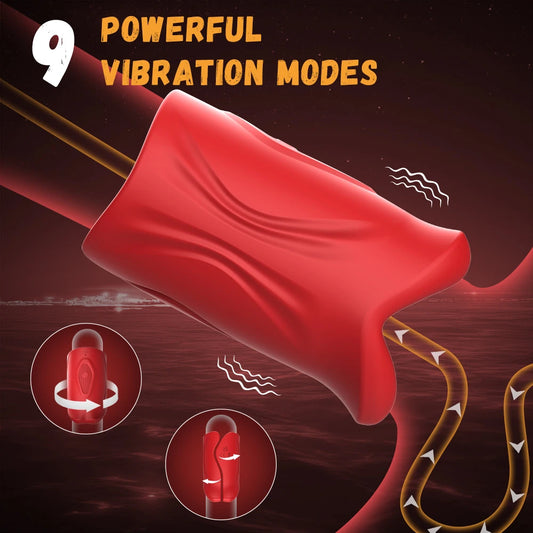 App-Controlled Automatic Vibrating Masturbation Cup