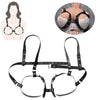 BDSM Breast Bondage Harness Sex Toys B to D Cup Leather Fetish Sexy Chest Restraints Punk Gothic For Women SM Bra Belts Straps
