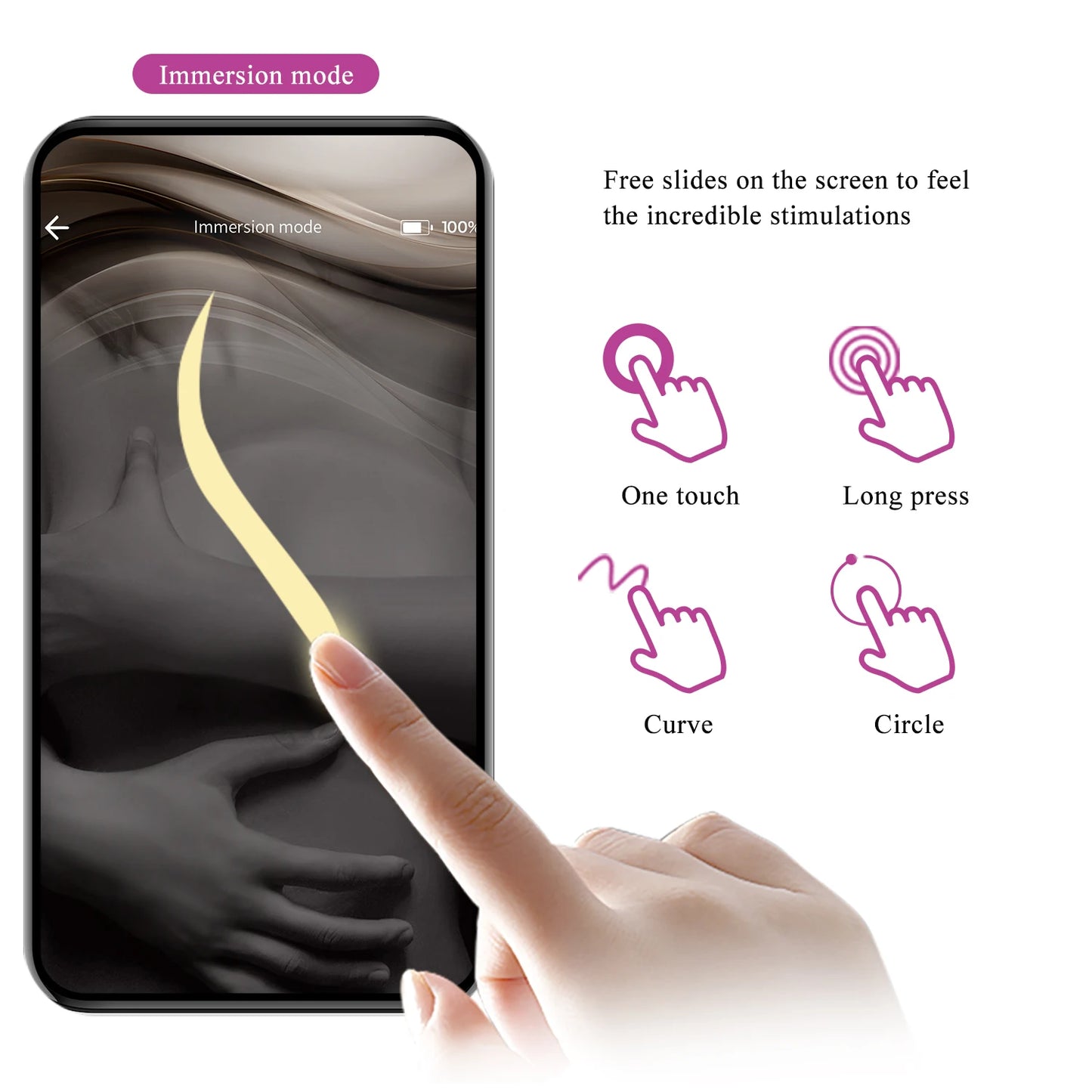App-Controlled Bluetooth Silicone Vibrator