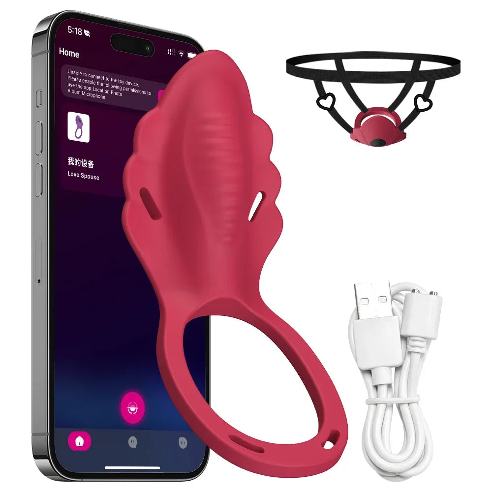 APP Control Panty Wearable Vibrator for Women Insert Dildo Clit Stimulation G Spot Massager Adult Sex Toys Sexual Pleasure Tools