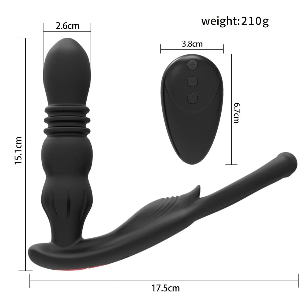 App-Controlled Thrusting Prostate Massager