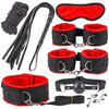 Adult BDSM Bondage Set Soft Cuffs Handcuff Ankle Restraints Sex Toys Kit for Couples Women Slave Bed SM Strap for Enhanced Play