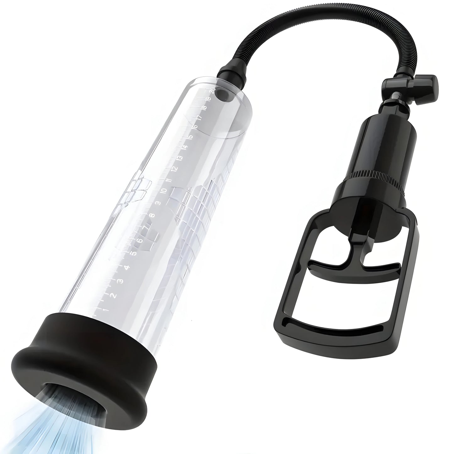 TPR Male Manual Vacuum Enlargement Pump Long Lasting Erection Booster Masturbator Penis Enlargement Male Sex Toys, Penis Pumps