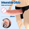 Men Strap on Dildo Underwear Wearable Hollow Penis Extended Sleeve Strap Dildo Pants Belt for Men Sex Toy for Women Gay Dildos