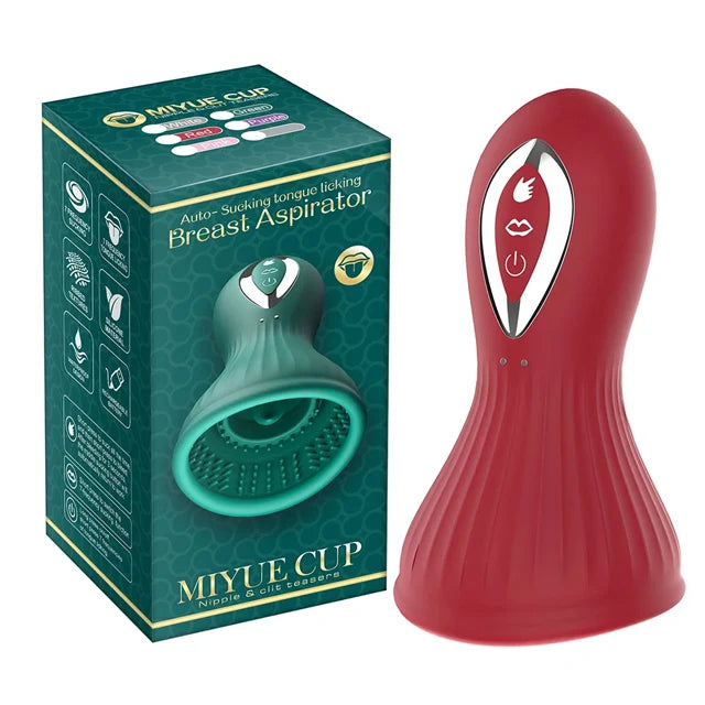 Nipple Sucking Vibrator Sex Toy Breast Clitoral Stimulator Tongue Vibration Clit Auto Sucker Orgasm Massager for Female Pleasure
