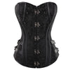 Women's Corset Steampunk Shapewear Vintage Bodice Bustier Slimming Belly Sheath Metal Locks Gothic Waist Lace-up Corselet