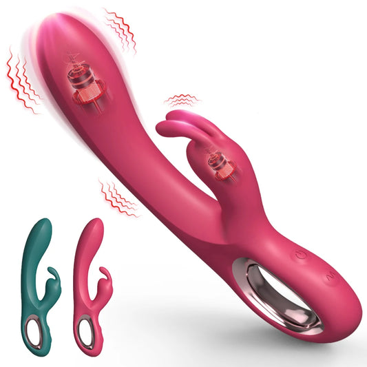 Rabbit Vibrator For Women G Spot Clitoris Stimulator 10 Speeds Female Vaginal Masturbator Dual Motors Dildo Sex Toys for Adult