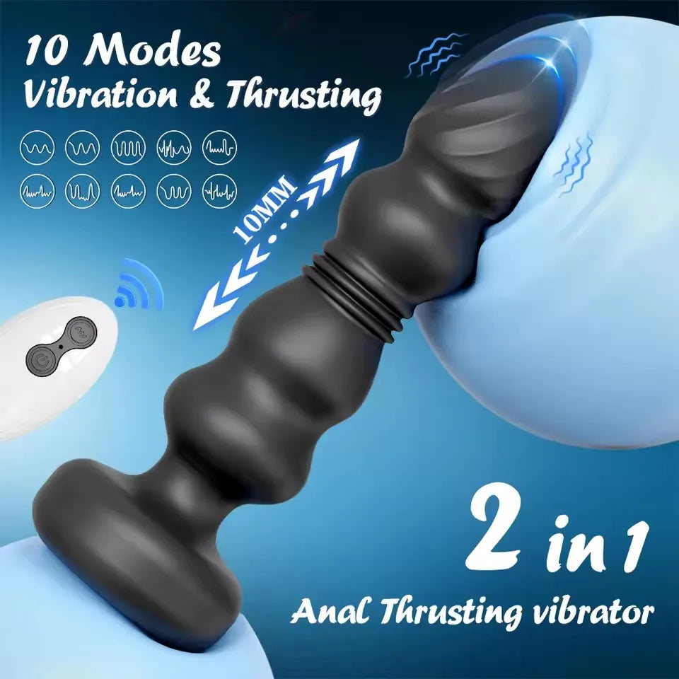 Remote-Controlled Vibrating Anal Plug