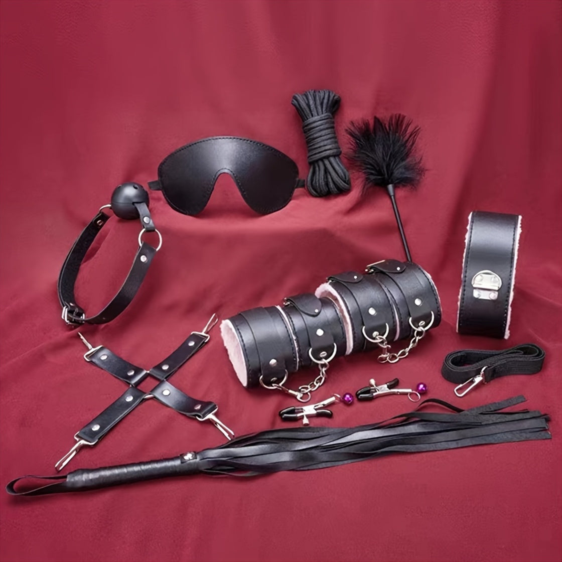 10-Piece Bondage Accessory Kit