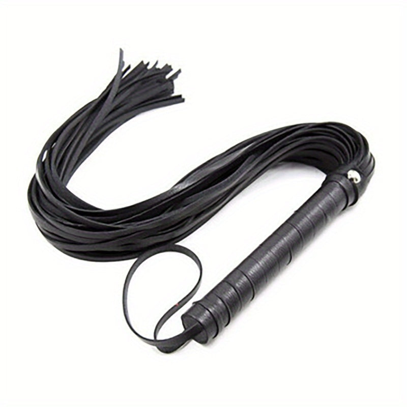 1pc Long Whip, SM Props Whip, Adult Games Flogger For Role-playing, Flirt Spanking Leather Whip, Sex Toys For Men Women Couple