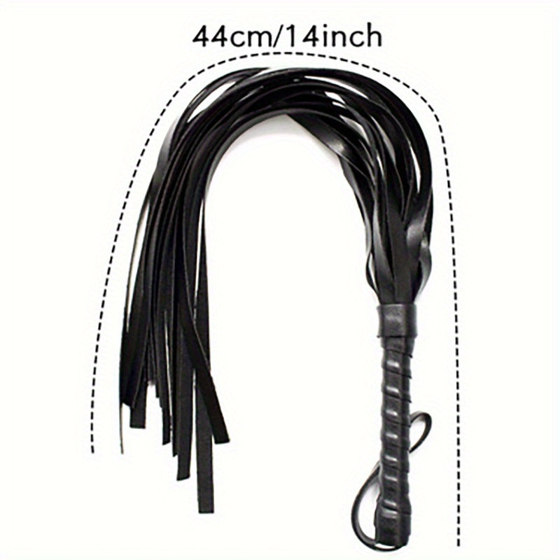 1pc Long Whip, SM Props Whip, Adult Games Flogger For Role-playing, Flirt Spanking Leather Whip, Sex Toys For Men Women Couple