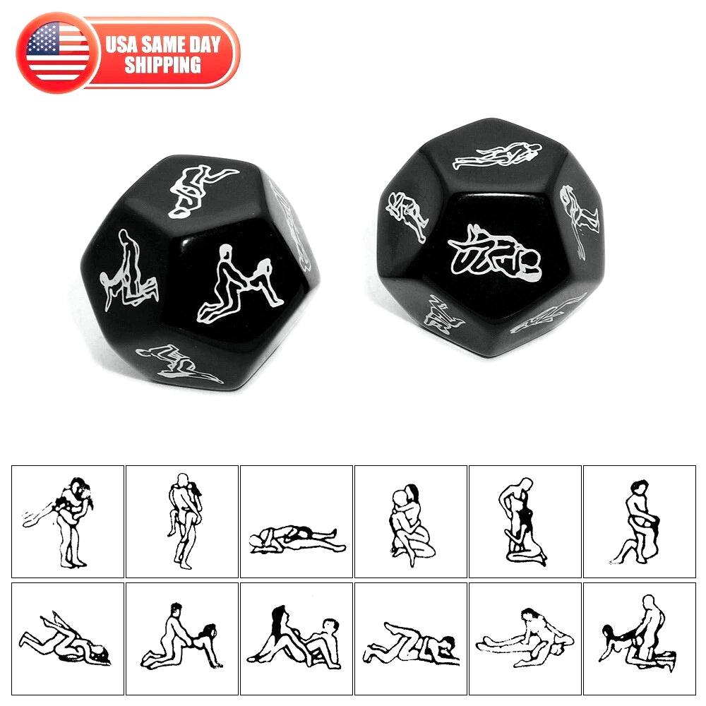 🎲 2x 12 Side Sex Positions | Game Funny Dice