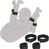 Couples' BDSM Bondage Set - Adjustable Thigh And Wrist Restraints For Intimate Play And Erotic Exploration