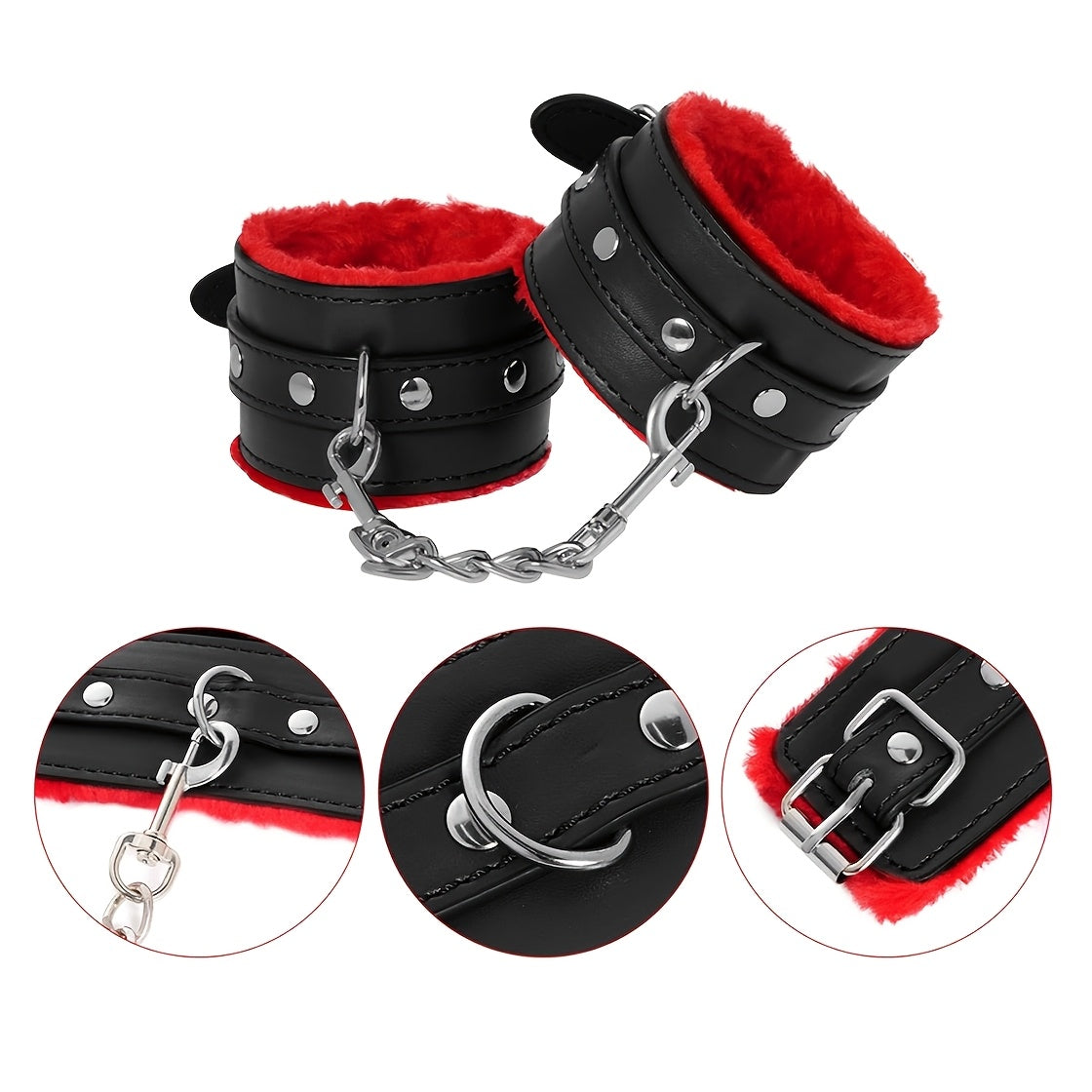 10pcs/SET Bondage Restraints BDSM Kit Bondage Set, Adult Restraint Set Hands And Legs Straps Rope Mask Cuffs Gags Nipple Clips For Couples Men Women - Perfect Gifts For Party - Purple/Pink/Black/Red